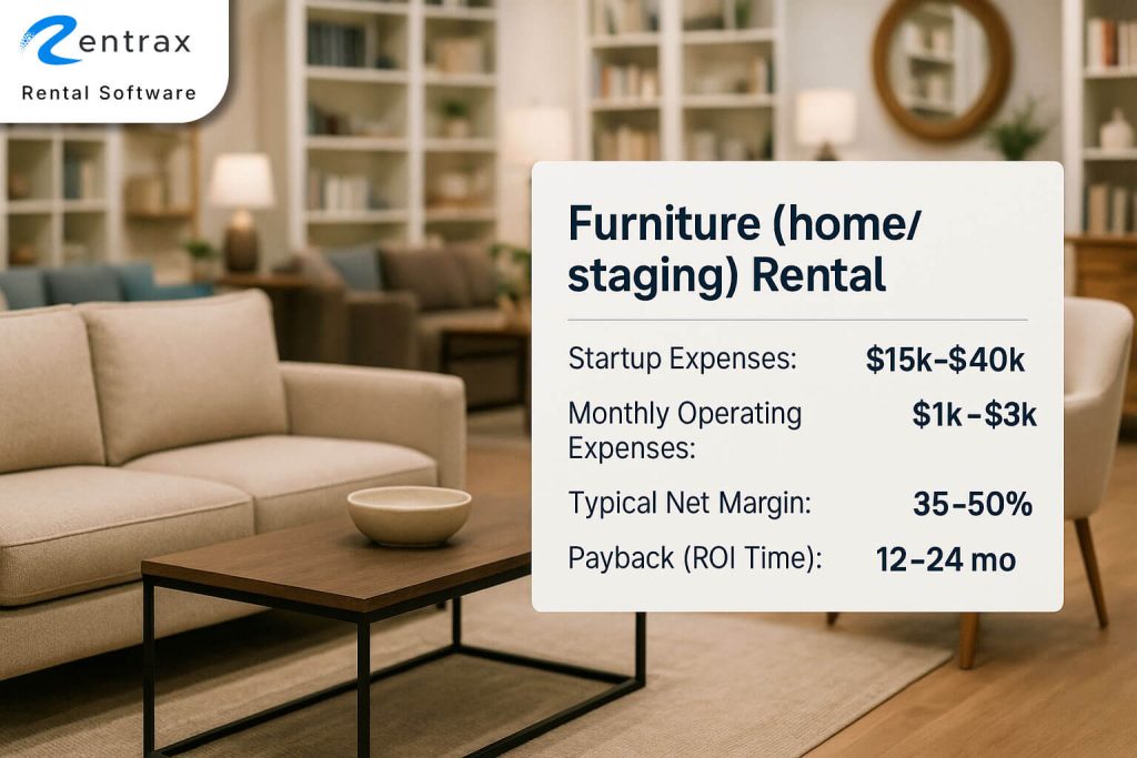 Best Rental Business Ideas - #4 Furniture rental business ideas