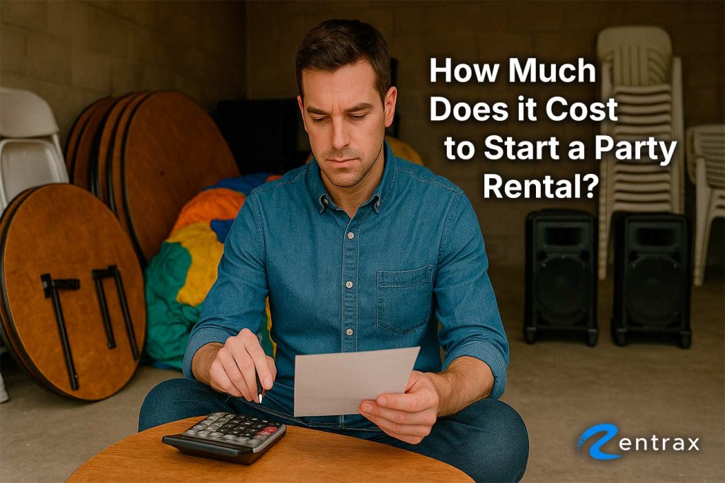 How much does is cost to start a party and event rental business?