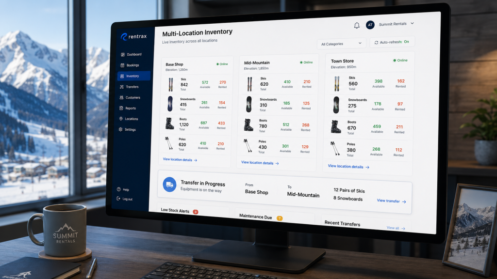 Multi-Location Inventory Dashboard