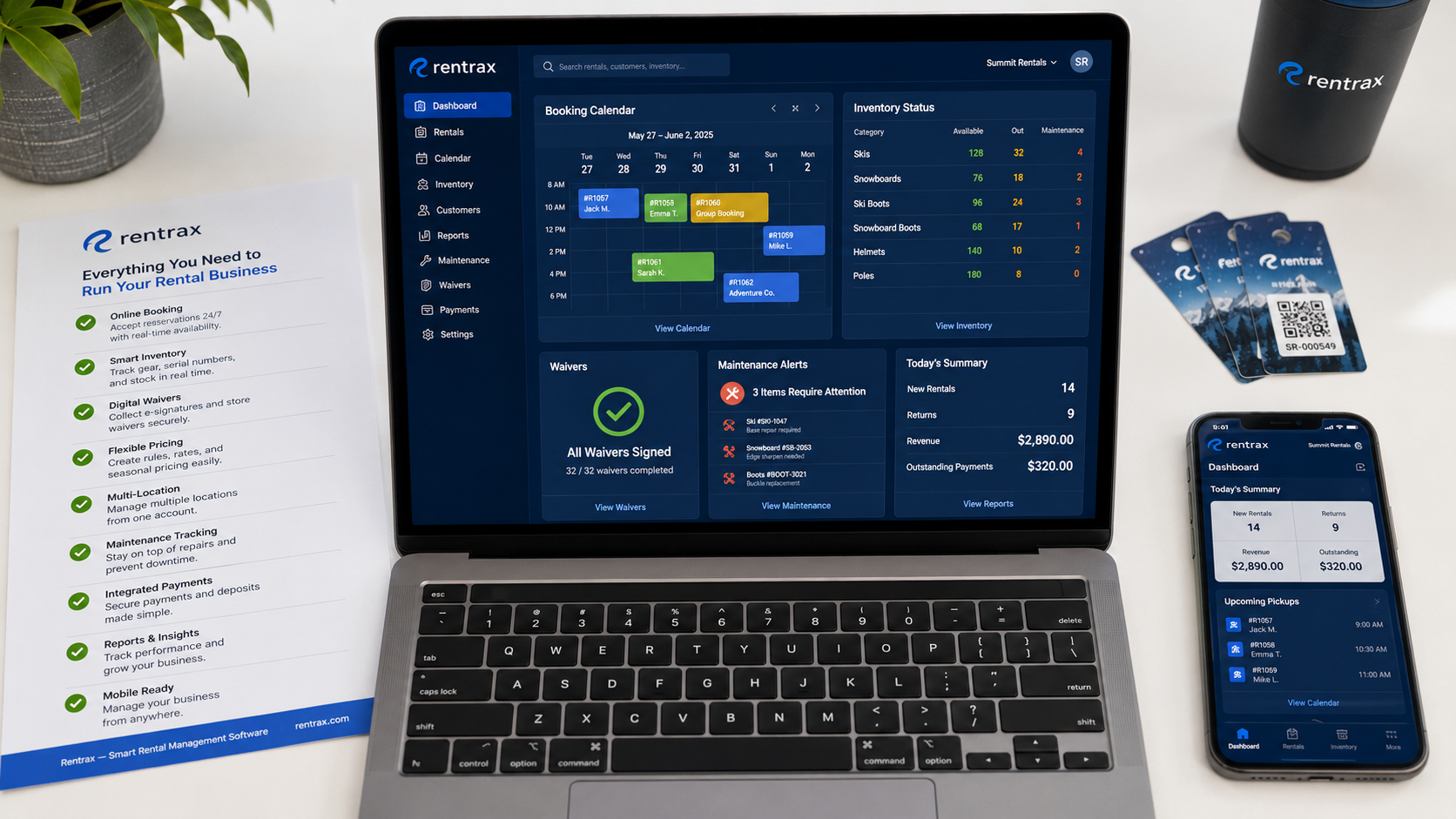 cloud rental software features checklist
